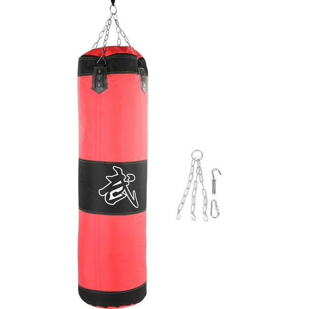 1.2m Red Sandbag Punching Punch Karate Training Boxing Fight Sand Bag Heavy Duty